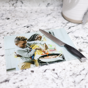 11" x 7.8" Glass Cutting Board