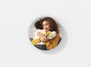 3.86" x  3.86" Round Sandstone Coaster Pack of 4